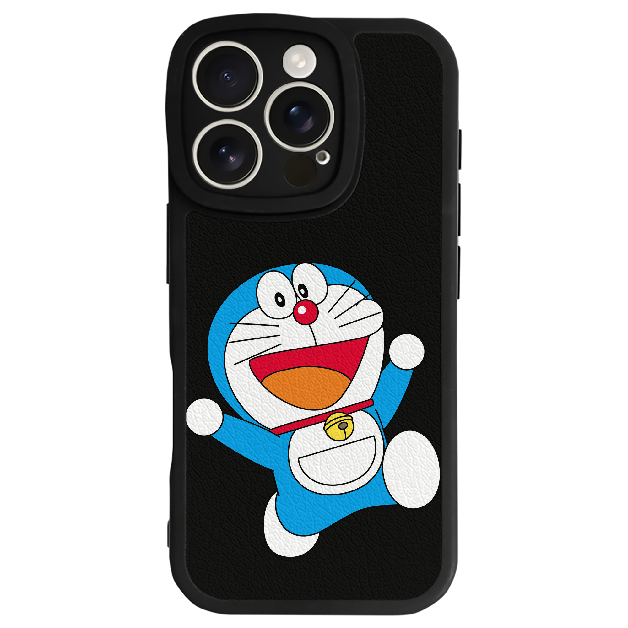 （画像用） ドラえもん Doraemon 【iPhone 16シリーズ対応】シリコンスマホケース（レザー調） 材質：シリコン